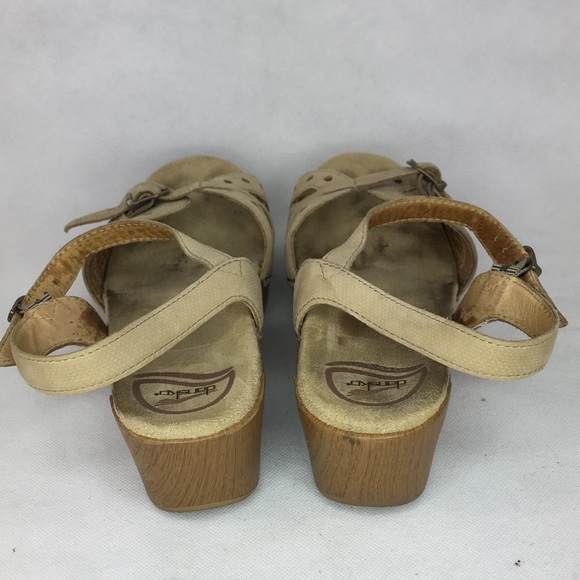 Dansko Size 38 Open Toe Sandals Clogs - Picture 3 of 7